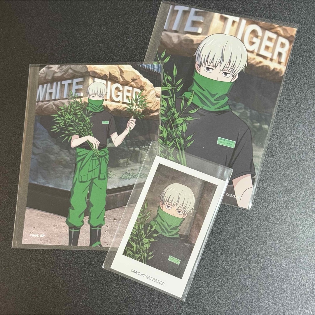 呪術廻戦(ジュジュツカイセン)の呪術廻戦 東武動物公園 コラボ 飼育係 ブロマイド 狗巻 棘 2種 動物園 特典 エンタメ/ホビーのおもちゃ/ぬいぐるみ(キャラクターグッズ)の商品写真