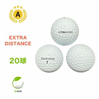 【中古】 【送料無料】 ロストボール ブリヂストン ツアーステージ エクストラディスタンス ホワイト 20球 Aランク リゴルフ(その他)
