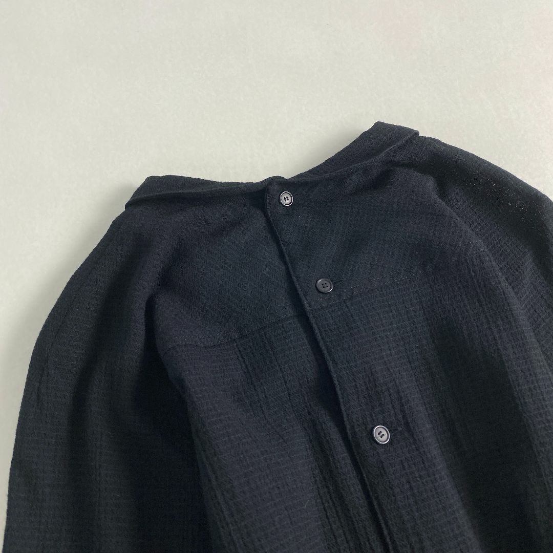 Y's - 美品 ワイズ ロングワンピース Y's 長袖 ブラック L・XL
