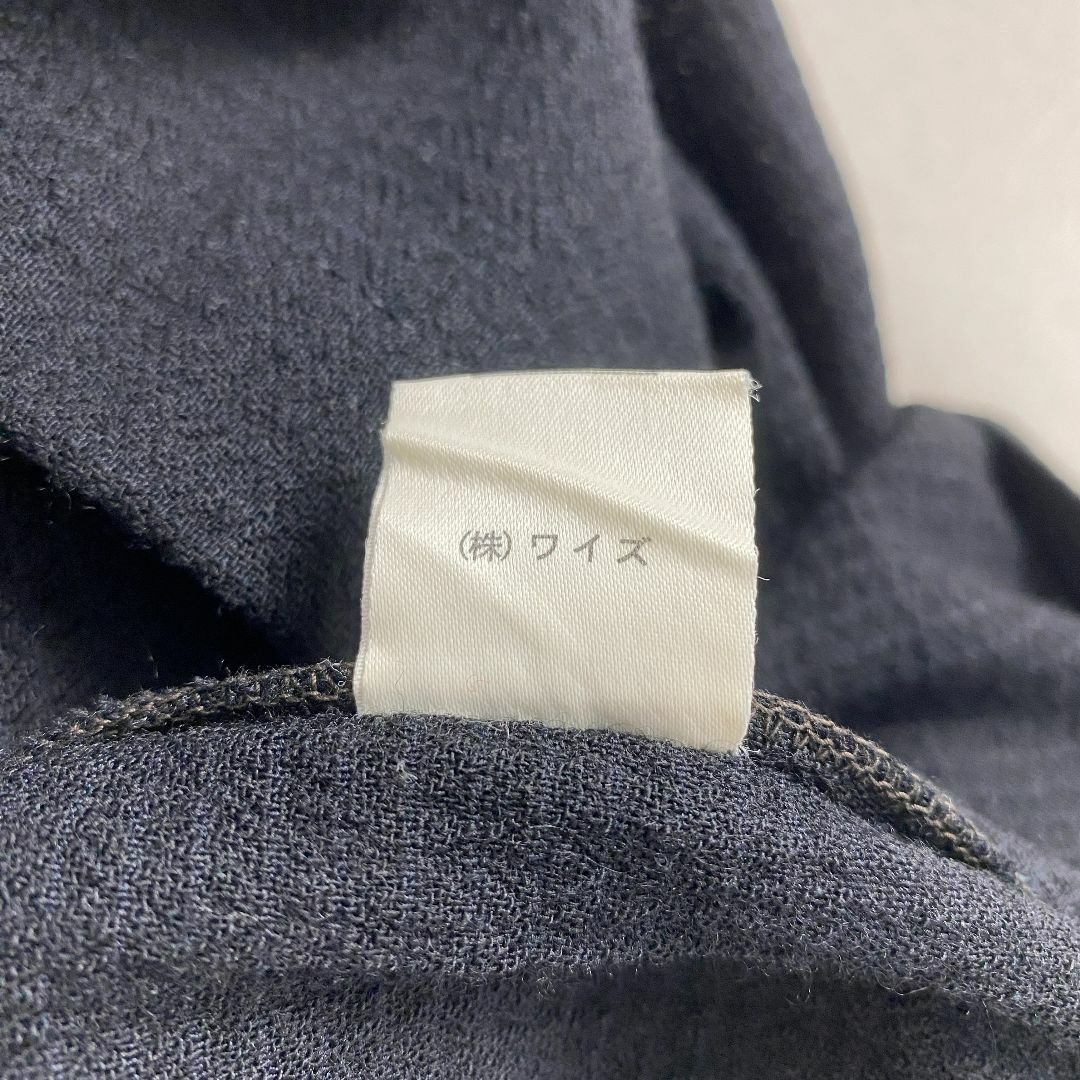 上品コーデはコレで安心！ Y's ロングワンピース ワイズ 美品 - Y's 長袖 L・XL ブラック ワンピース