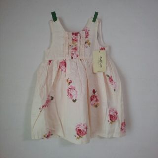 ザラキッズ(ZARA KIDS)の【新品】お花ワンピース 120(その他)