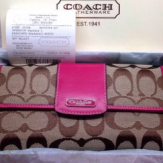 コーチ(COACH)のコーチ長財布☆手帳ケース付き(財布)