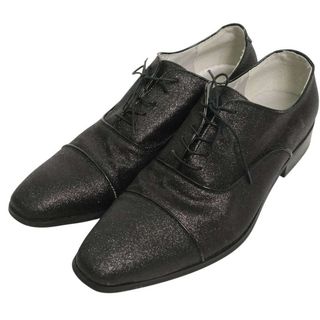 THE LOVEL 通年 ラメ ドレス シューズ 靴 レースアップ Sz.27cm　メンズ 黒(その他ドレス)