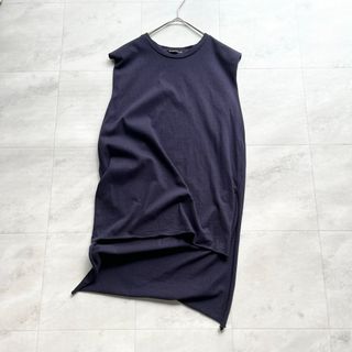 ミズイロインド(mizuiro ind)のmizuiroind ノースリーブ スリット カットソー(カットソー(半袖/袖なし))
