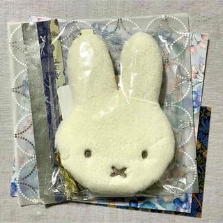 ミッフィー　miffy　コインケース　フェイスシリーズ　ポーチ　アイボリー(コインケース)