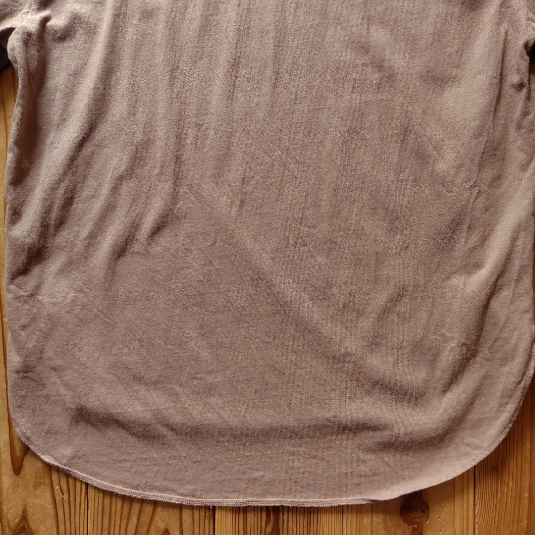 PAGEBOY(ページボーイ)のPAGEBOY ページボーイ BIGシルエットT ベージュ チュニックTシャツ レディースのトップス(Tシャツ(半袖/袖なし))の商品写真
