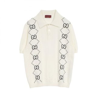 グッチ(GUCCI)のGUCCI グッチ ポロシャツ GG インターシャニット(ポロシャツ)