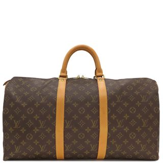 ルイヴィトン(LOUIS VUITTON)のルイヴィトン LOUIS VUITTON ボストンバッグ キーポル 50 モノグラムキャンバス モノグラム ゴールド金具 茶 鍵・パドロック欠品 M41426 FL0051【中古】(ボストンバッグ)