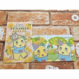 ふなっしー❤️バースデー　梨友カード　原宿店(ノベルティグッズ)