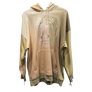 ルイヴィトン(LOUIS VUITTON)の　ルイ・ヴィトン LOUIS VUITTON LVサークルロゴスウェットパーカー FNST02 ベージュ コットン メンズ パーカー(パーカー)