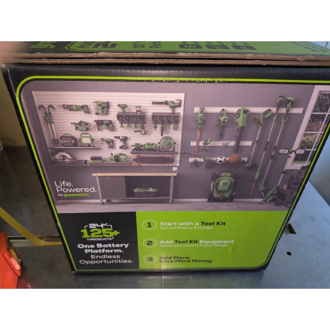 Greenworks 24V ポータブルファン スマホ/家電/カメラの冷暖房/空調(扇風機)の商品写真