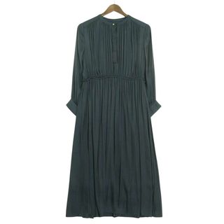 エニィスィス(anySiS)のanySiS エニィスィス 通年 フレア★ ギャザー ワンピース ドレス Sz.2 レディース 紺 ネイビー(その他)