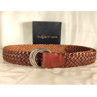 POLO RALPH LAUREN ラルフローレン レザーベルト 本革 ブラウン