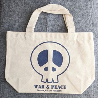 ピースカルランチバッグ　キャンバス地　キナリ(トートバッグ)