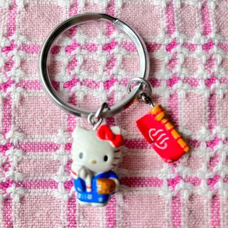 ハローキティ(ハローキティ)のレトロ☆レア☆ハローキティ　温泉　お風呂　キーホルダー(キャラクターグッズ)