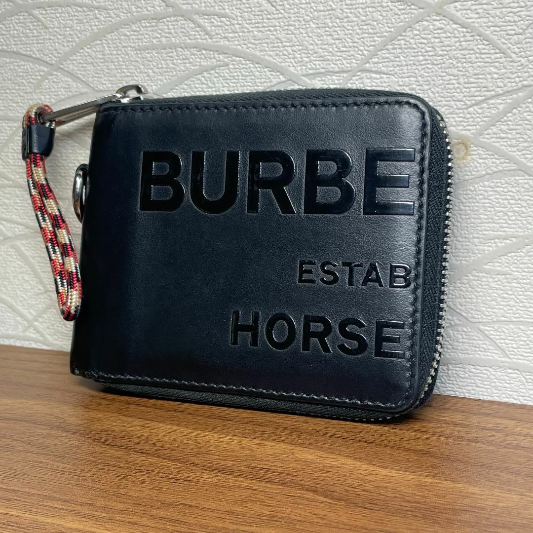 BURBERRY - BURBERRY バーバリー ホースフェリープリント レザー