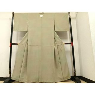 平和屋着物■上質な小紋　小倉健　霞文　暈し染め　正絹　逸品　未使用　AAAW3475ph(着物)