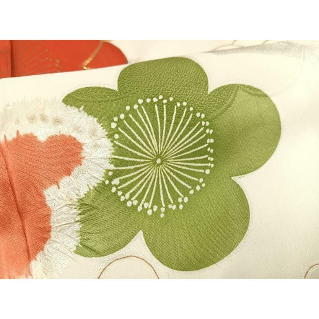 平和屋着物■豪華振袖　駒刺繍　絞り　枝梅文　正絹　逸品　AAAW4407ph レディースの水着/浴衣(振袖)の商品写真