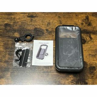 ⭐︎スマホホルダー 自転車・バイク用 IPX8防水 360度回転 ケース付き