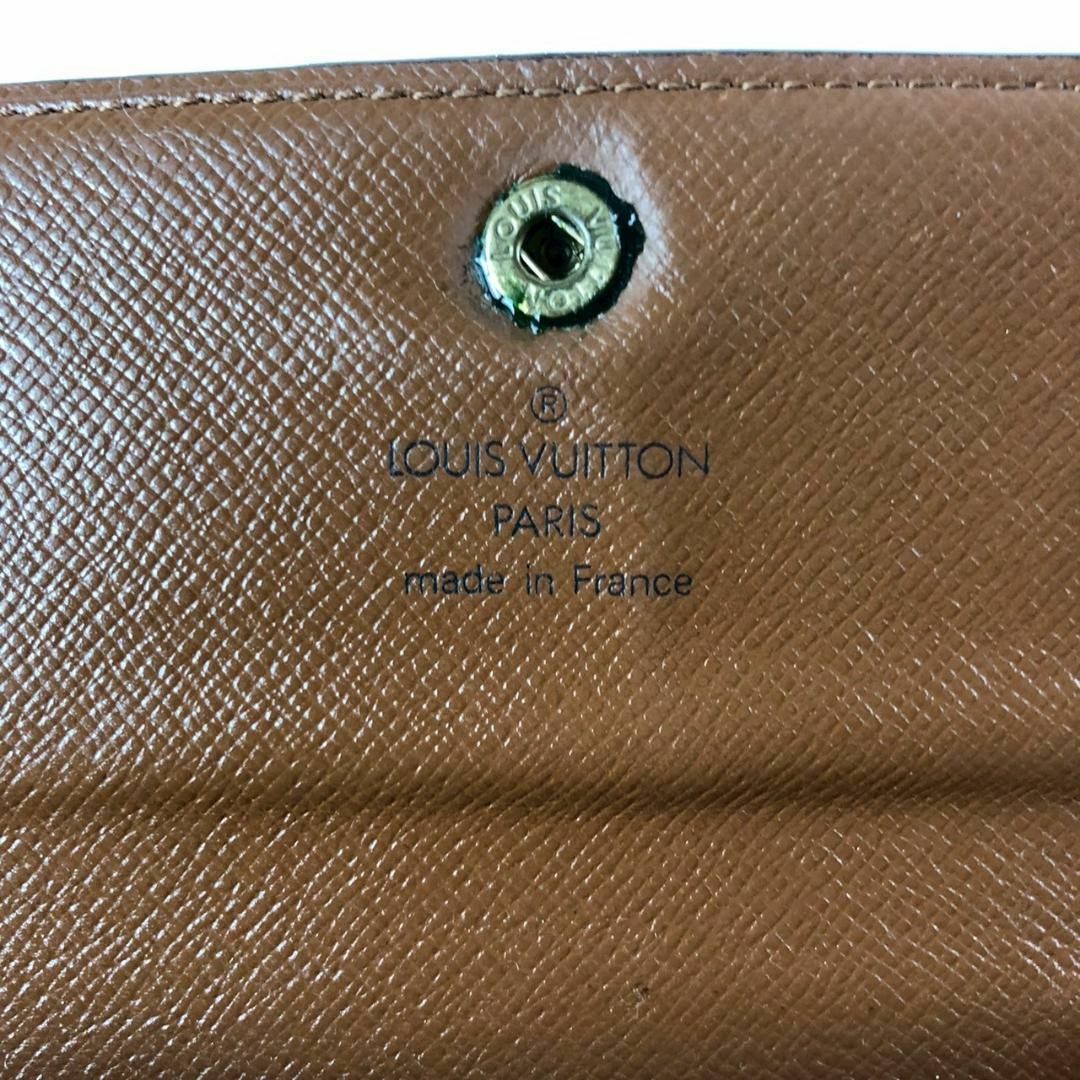 LOUIS VUITTON モノグラム エテュイパピエ 三つ折り財布 訳あり❣️ LOUIS VUITTON - LOUIS VUITTON ルイヴィトン エテュイパピエ