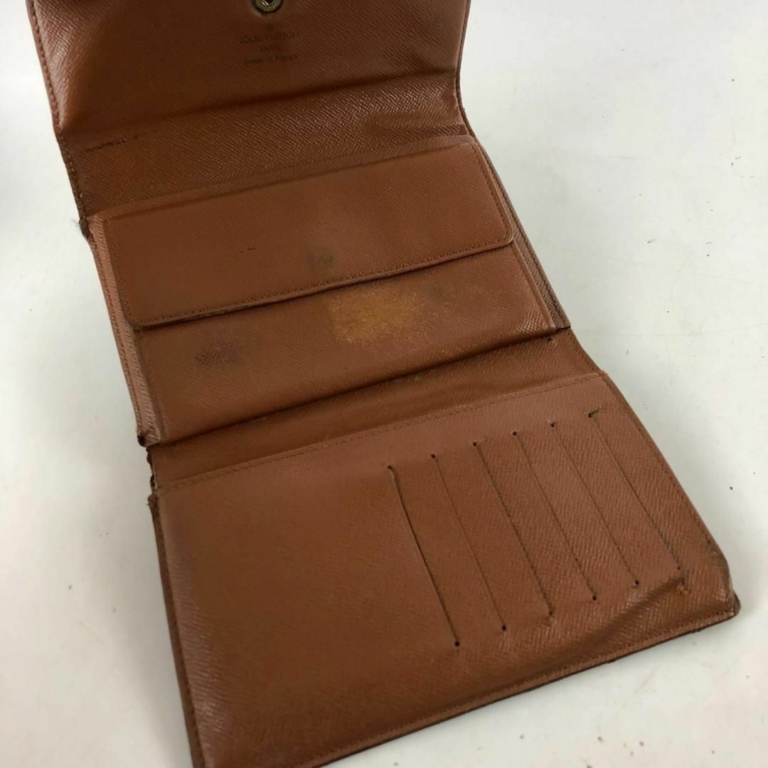 LOUIS VUITTON モノグラム エテュイパピエ 三つ折り財布 訳あり❣️ LOUIS VUITTON - LOUIS VUITTON ルイヴィトン エテュイパピエ
