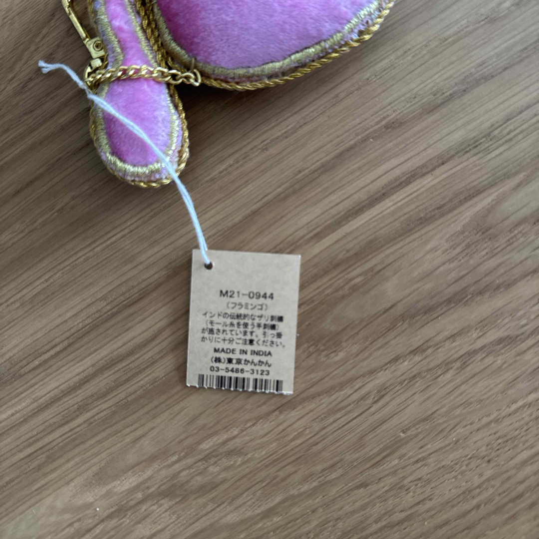 Ron Herman(ロンハーマン)の未使用タグ付きフラミンゴキーホルダー レディースのファッション小物(キーホルダー)の商品写真