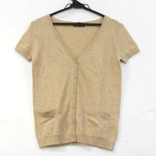 GAP - ギャップ カーディガン トップス 半袖 コットン ニット 未使用品 レディース Sサイズ ベージュ GAP