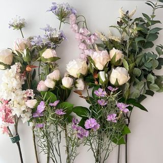 造花 まとめ売り パープル系 アーティフィシャルフラワー 花材