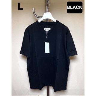 Maison Margiela（旧Maison Martin Margiela） - 新品 L 22aw マルジェラ オーガニックコットン Tシャツ 黒 17962