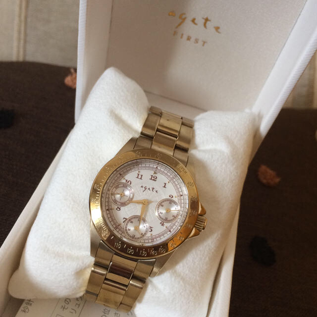agete(アガット)のagete 腕時計 稼働品 レディースのファッション小物(腕時計)の商品写真