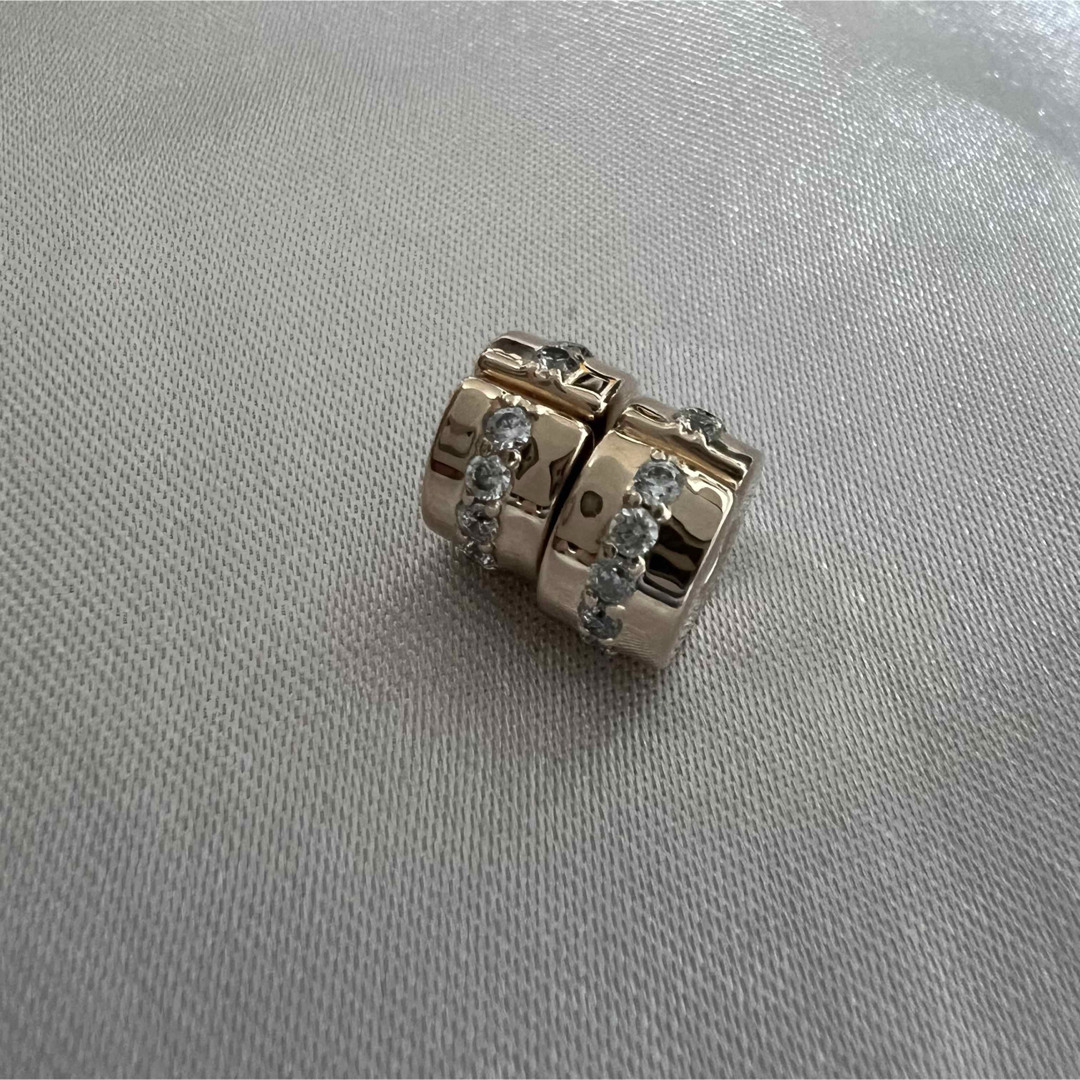 パンドラSparkling Row Spacerクリップチャーム 2点 PANDORA - パンドラSparkling Row Spacerクリップチャーム 2点