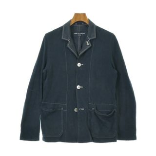 コムデギャルソンオム(COMME des GARCONS HOMME)のCOMME des GARCONS HOMME カジュアルジャケット S 紺 【古着】【中古】【送料無料】(テーラードジャケット)
