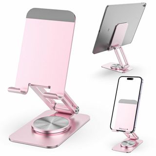 【特価商品】スマホスタンド 携帯スタンド 卓上 軽量化されたアルミ製折りたたみ高(その他)