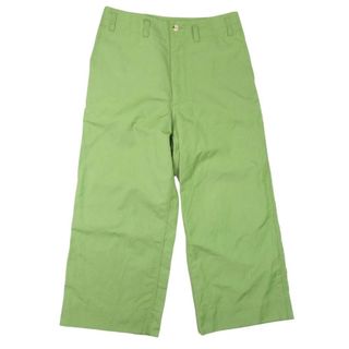 ブラミンク(BLAMINK)の新品同様 24ss BLAMINK ブラミンク ポリリネン ペインターパンツ ワイドシルエット ワークパンツ トラウザー 36 グリーン レディース 古着 中古 USED(その他)