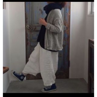 ネストローブ(nest Robe)のveritecoeur linen wide suspender pants ＊(カジュアルパンツ)