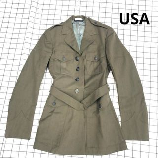 米軍放出品未使用品 海兵隊 ドレスジャケット ミリタリージャケット 制服　女性用(ミリタリージャケット)