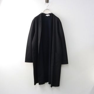 マッキントッシュ(MACKINTOSH)の美品 日本製 マッキントッシュロンドン MACKINTOSH LONDON イタリアンファブリック 前開きライトロングコート 38 黒【2400014483536】(その他)