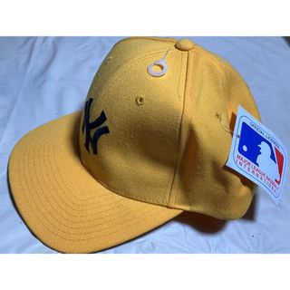 メジャーリーグ【ヤンキース・キャップ・イエロー】MAJOR LEAGUE公認。 