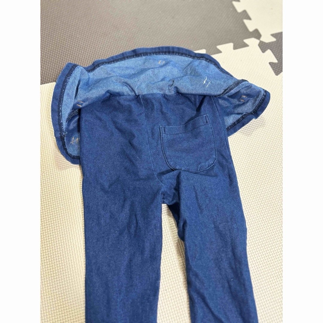 Biquette Club(ビケットクラブ)のビケットクラブ　デニム風ボトムス キッズ/ベビー/マタニティのキッズ服女の子用(90cm~)(パンツ/スパッツ)の商品写真