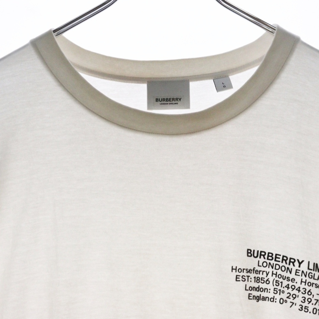 BURBERRY - BURBERRY バーバリー ラバーロゴデザイン クルー