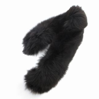 アザー(other)のMoon bat Fur マフラー ティペット リアルファー 茶 ブラウン(マフラー/ショール)