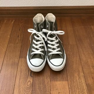 コンバース(CONVERSE)のコンバース ハイカット カーキ 24.5㎝ CONＶERSE(スニーカー)