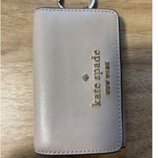 kate spade キーケース ピンクベージュ(キーケース)