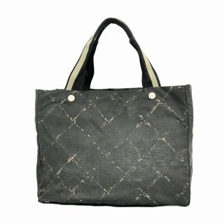 シャネル(CHANEL)の★最終価格★SALE【5fe6425】シャネル トートバッグ 旧トラベル ナイロン ブラック シルバー金具【中古】レディース(トートバッグ)