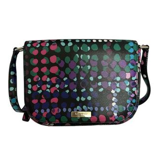 ケイトスペードニューヨーク(kate spade NEW YORK)のKate spade(ケイトスペード) ショルダーバッグ美品  - WKRU4694 黒×グリーン×マルチ(ショルダーバッグ)