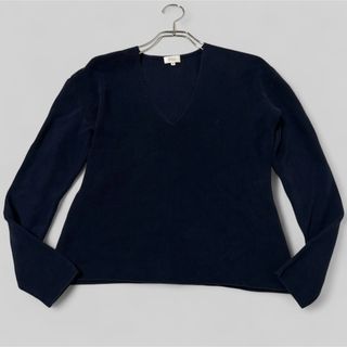 クリスチャンディオール(Christian Dior)のChristian Dior クリスチャン・ディオール Vネックニット コットン(ニット/セーター)