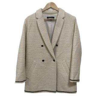 ポールカ(PAULE KA)のPAULEKA(ポールカ) コート サイズ36 S レディース - アイボリー 長袖/ラメ/冬(その他)