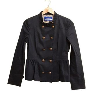 バーバリーブルーレーベル(BURBERRY BLUE LABEL)のBurberry Blue Label(バーバリーブルーレーベル) ジャケット サイズ38 M レディース美品  - ダークネイビー 長袖/春/秋(その他)