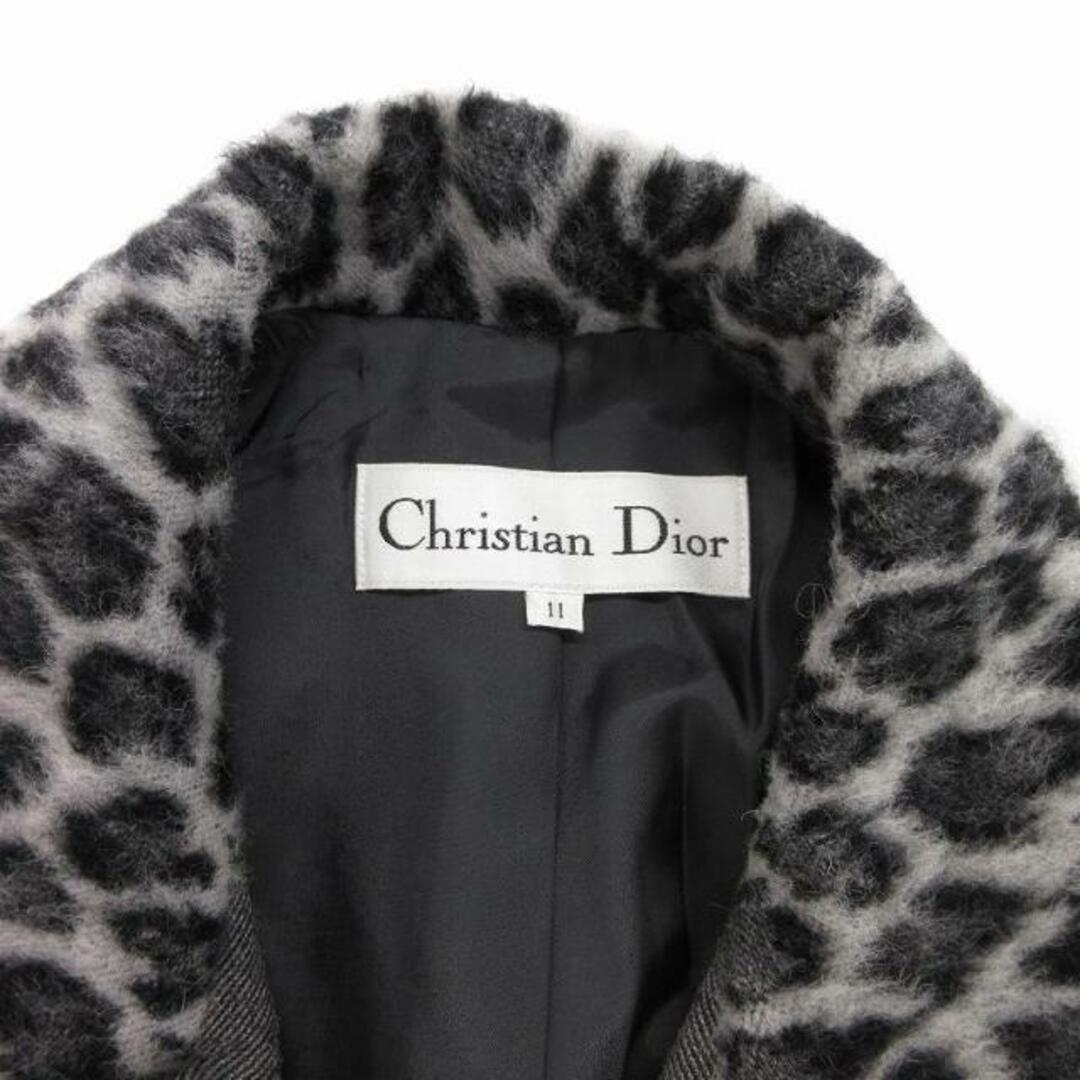 古着 80s USA製 Christian Dior 比翼 ステンカラー トレンチ