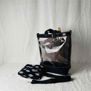 ディッキーズ(Dickies)の【夏に大活躍】Dickes　デッキーズ　巾着付き　クリアバック　海水　プール(ショルダーバッグ)